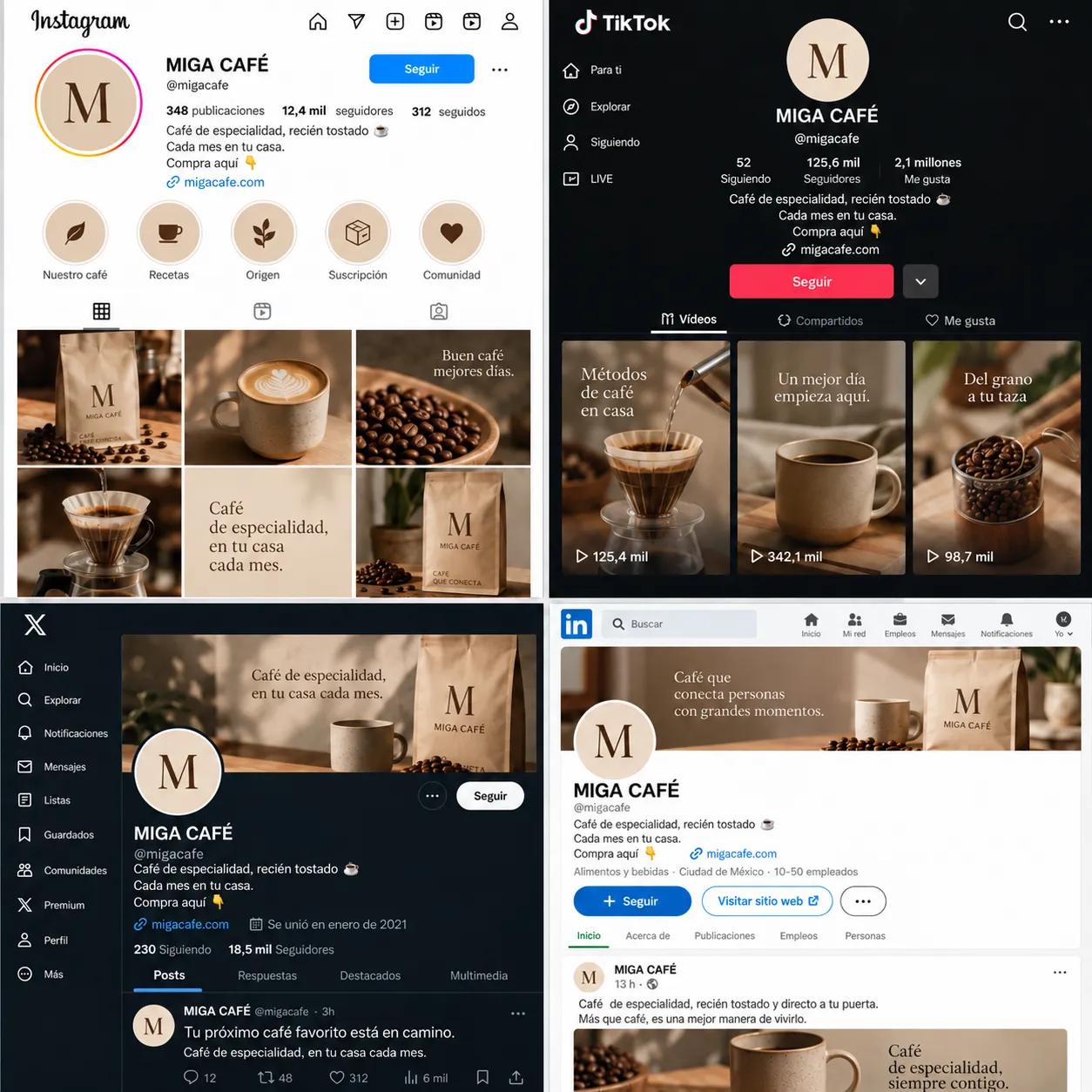 The bio now says «Buy here» with the link below